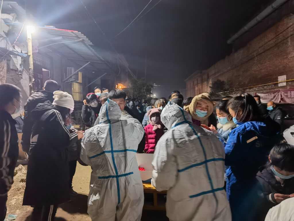 八里营镇疫情防控志愿服务活动