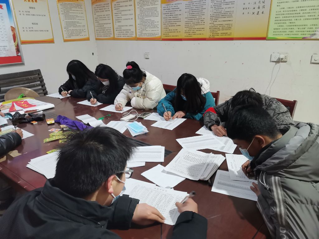 张堤村选民登记表录入信息